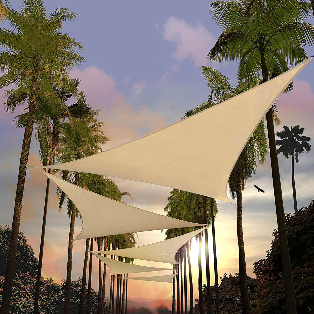 Vela ombreggiante parasole triangolare - Best Pet&House