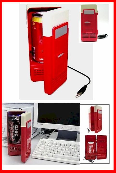 MINI FRIGO E SCALDAVIVANDE DA PORTA USB DEL COMPUTER PC