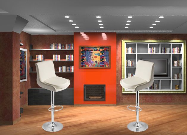 SGABELLO POLTRONA DESIGN MODERNO ECOPELLE SEDIE GAS RISTORANTE BIANCO ACCIAIO